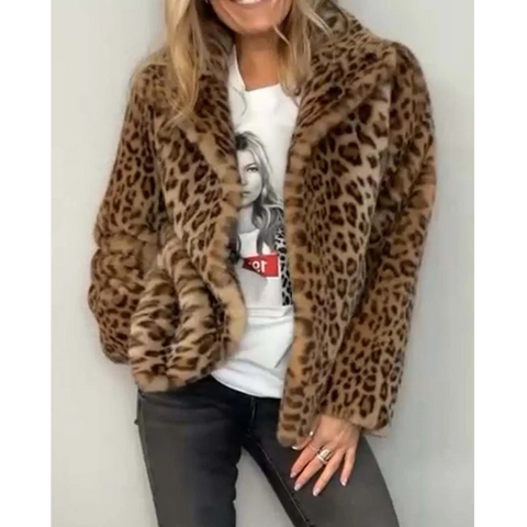 Cody Leopard Coat