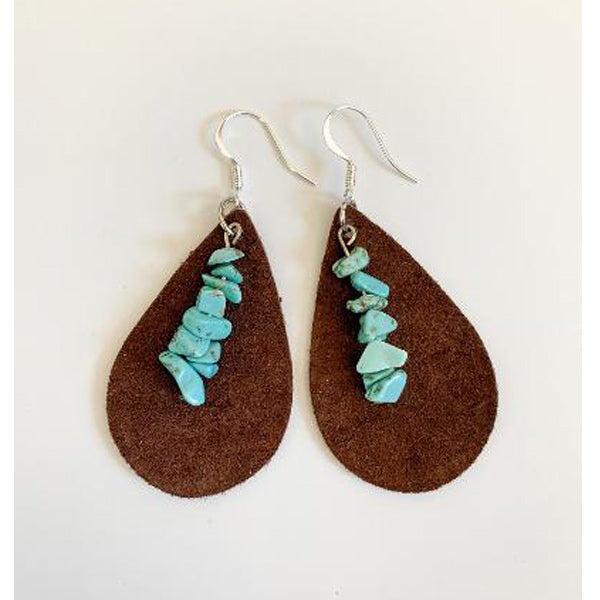 Tulsa Earrings - Brown - Prairie Rose Boutique