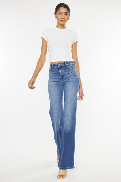 Kan Can Ultra High Waist Flare Jeans