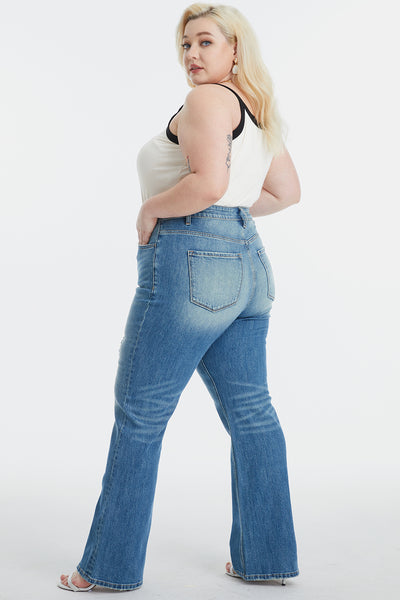 BAYEAS Ultra High-Waist Bootcut Jeans