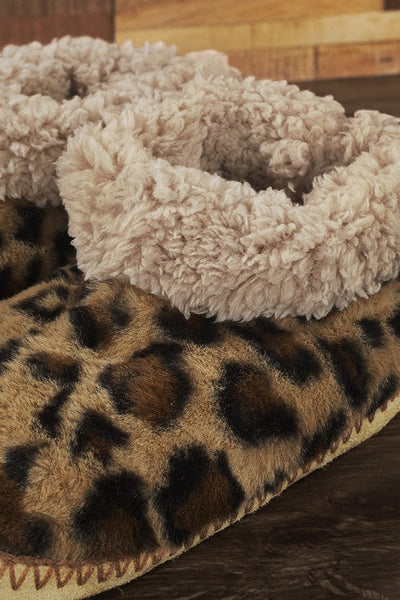 Leopard Slippers