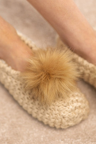 Pom Pom Slippers