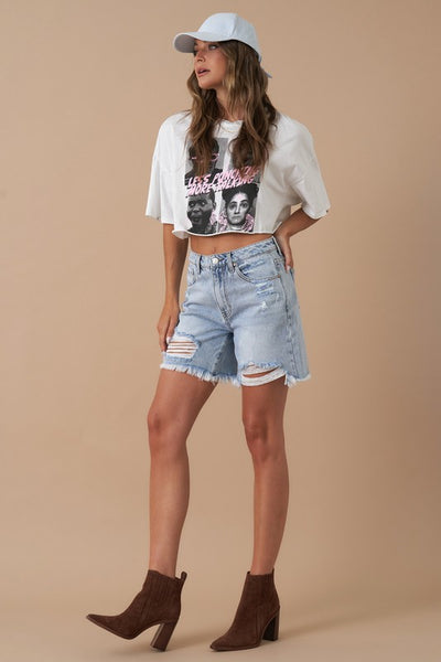 Melanie Denim Shorts