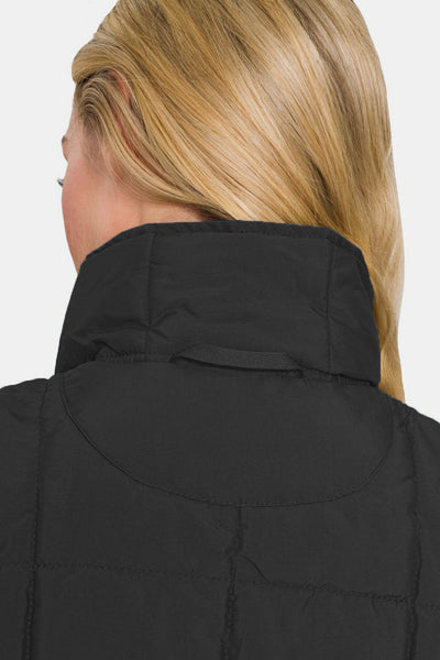 Janice Cropped Puffer Vest