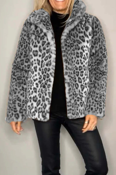 Cody Leopard Coat