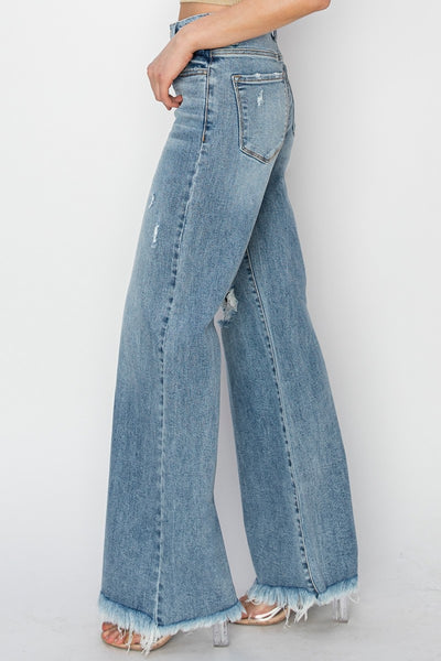 RISEN Wide Leg Jeans