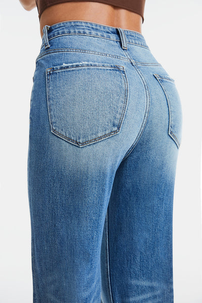 BAYEAS Ultra High-Waist Bootcut Jeans