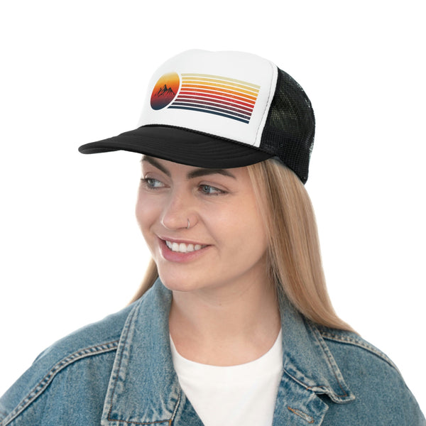 Retro Mountains Trucker Hat