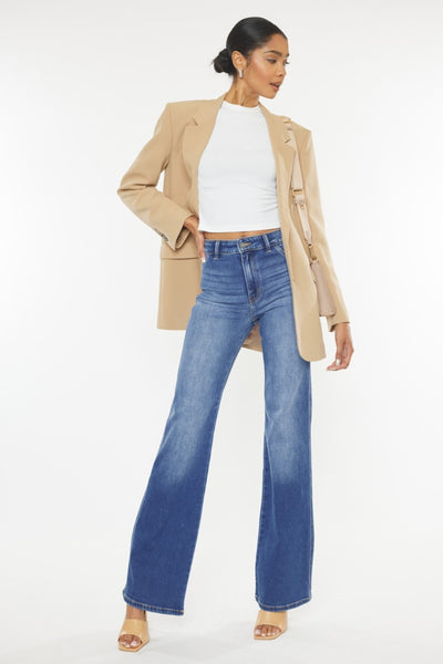 Kan Can Ultra High Waist Flare Jeans