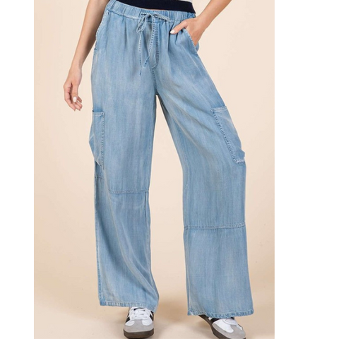 Wide Leg Cargo Pants