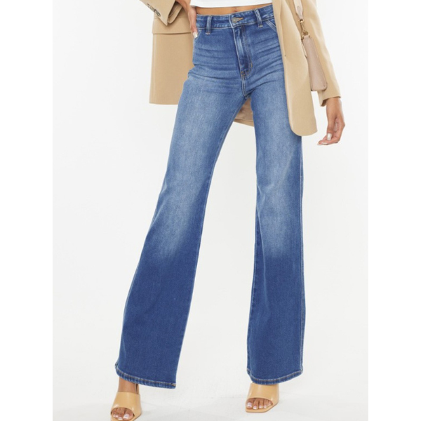 Kan Can Ultra High Waist Flare Jeans