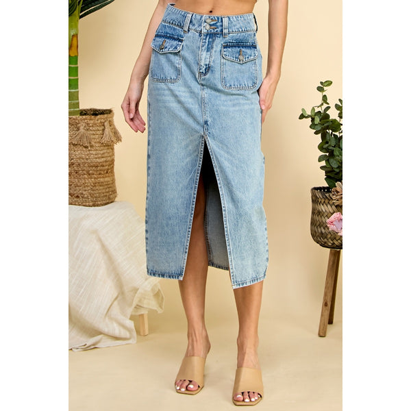 Charlotte Denim Skirt