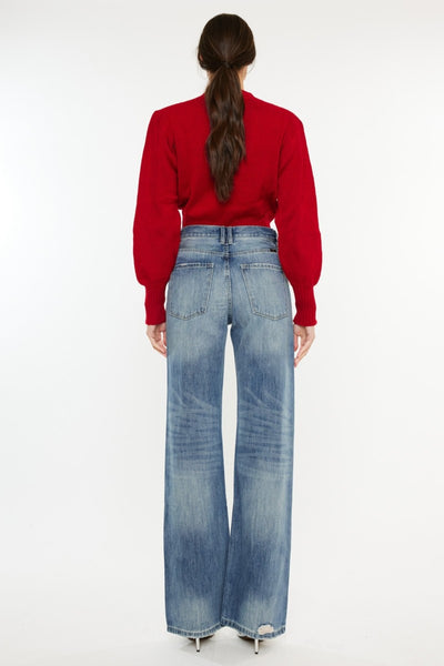 Kan Can High Waist Bootcut Jeans