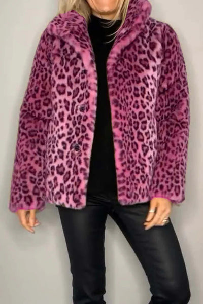 Cody Leopard Coat