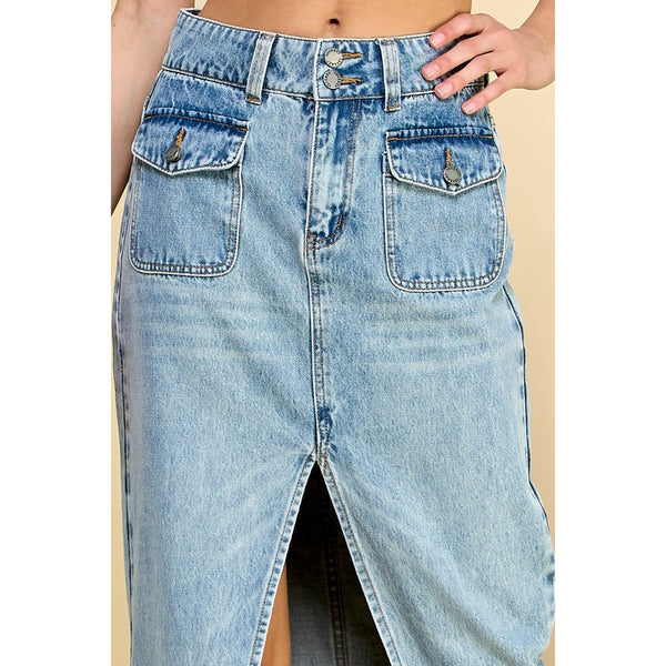 Charlotte Denim Skirt