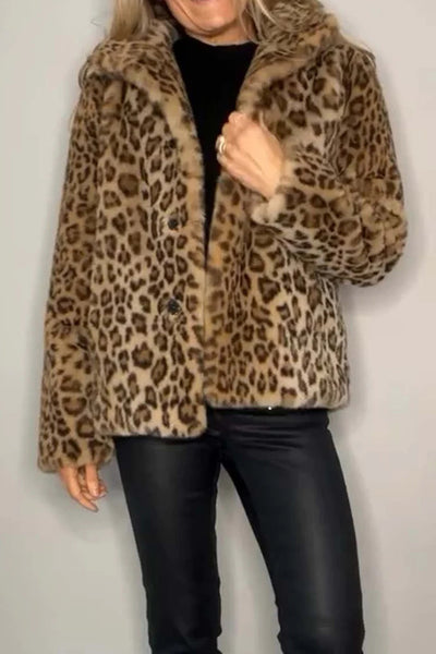 Cody Leopard Coat