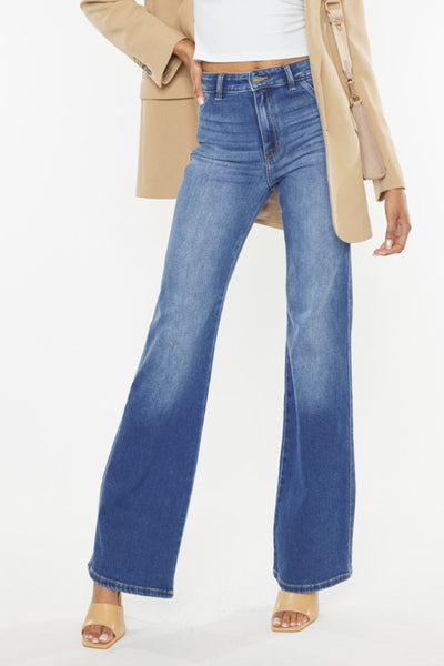 Kan Can Ultra High Waist Flare Jeans