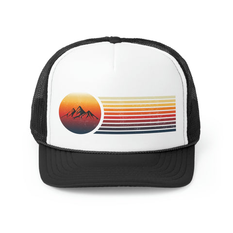 Retro Mountains Trucker Hat