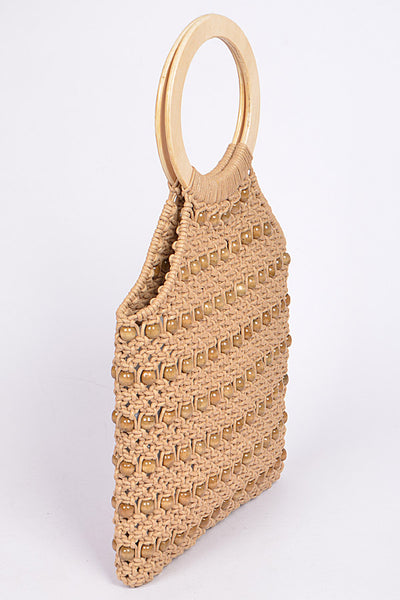 Boho Beaded Bag - Prairie Rose Boutique
