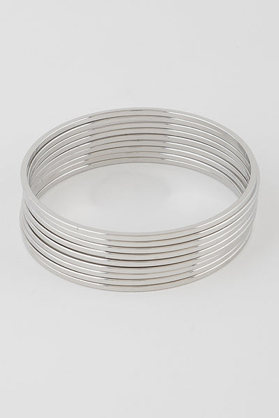 Silver Bracelet Set