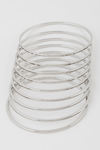 Silver Bracelet Set